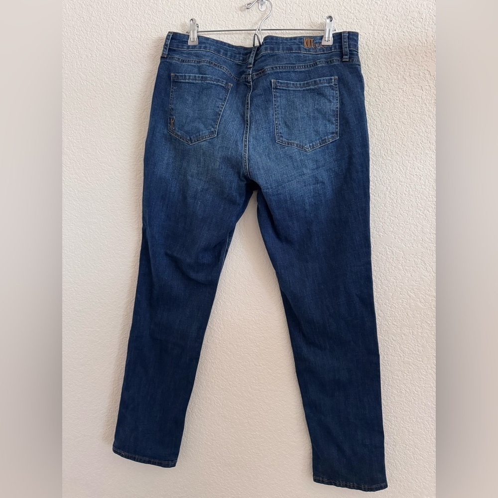 Kut From The Kloth Women’s Katy Boyfriend Blue Denim Jeans Size 14 - Picture 2 of 15